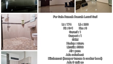 Dijual rumah Eksklusif di Leuwi Panjang, Bandung - LT 174m²