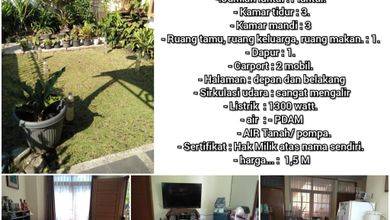 Jual Rumah Eksklusif LT 139 m2 di Antapani, Bandung