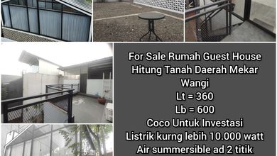 Kesempatan Eksklusif, rumah Prestisius di Mekar Wangi, Bandung, LB 600m²