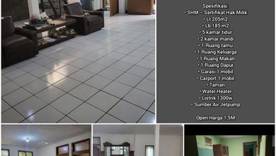 Dijual Rumah Strategis di Margahayu, Bandung - LT 205m²