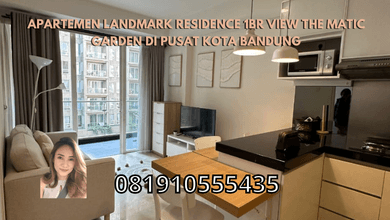 Harga Dibawah Pasaran Apartemen 1BR 44sqm Siap Huni