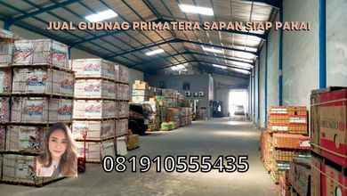 Jual Gudang Primatera Sapan Siap Pakai