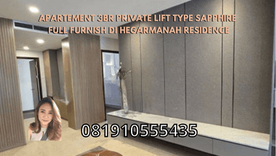 Jual Murah Apartemen di Setiabudi 3br Lokasi Strategis
