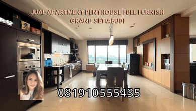 Jual Unit Apartemen Siap Ditempati 3BR Furnished Good Condition