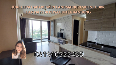 Dijual Cepat Apartemen 3BR Semi Furnished Kondisi Bagus Siap Huni