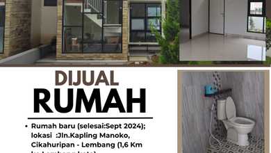Dijual Rumah Nyaman di Lembang, Bandung - LT 168m²