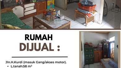 Rumah Sederhana di Area Astanaanyar, Bandung, LT 58m², Harga 350 Juta
