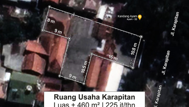 Tanah Komersial Elit Disewakan di Area Bandung Kota, Harga 112 Miliar