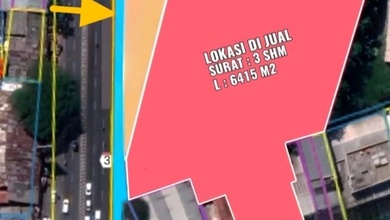 For Sale Tanah Eksklusif di Moch Toha, Bandung, LT 6415m²