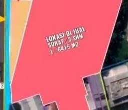 Dijual Tanah Eksklusif di Moch Toha, Bandung, LT 6415m²