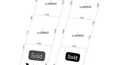 Dijual Tanah Terjangkau di Sanur, Denpasar, LT 200m²