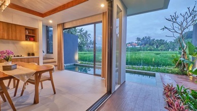 Rumah Elegan di Ubud, Gianyar, 2 Kamar Tidur, LT 136m²