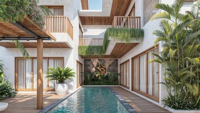 Hunian Elegan di Jimbaran, Badung, 2 KT, LT 100m²