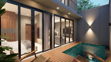 Dijual rumah Eksklusif di Canggu, Badung - LT 100m²