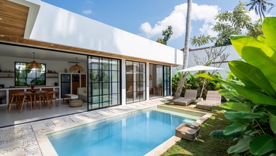 Leased Hold Modern Tropical Villa Ubud Fully Furnished 