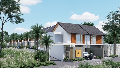 Villa Modern Renon Sanur Bali View Sawah Fully Furnished