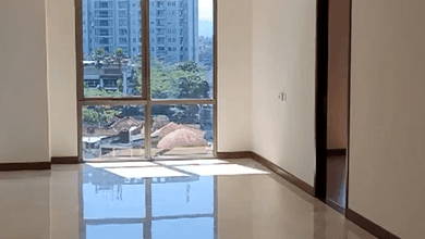 Jual Unit Apartemen Siap Ditempati 3BR Unfurnished Kondisi Baik