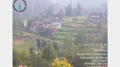 For Sale Tanah Eksklusif di Ciwidey, Bandung, LT 762m²