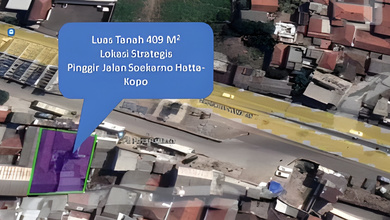 Tanah Elit Dijual di Soekarno Hatta, Bandung, Harga 7 Miliar