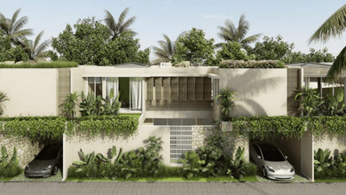 Villa Modern Minimalis SHM di jalan raya Goa Gong