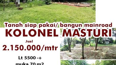 For Sale Tanah Premium di Cimahi, Bandung, LT 5500m²