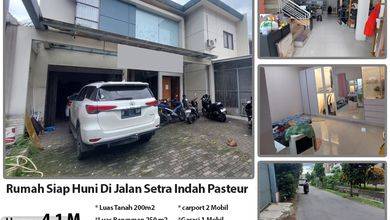 Rumah Eksklusif LT 200 m2, area Pasteur, Bandung