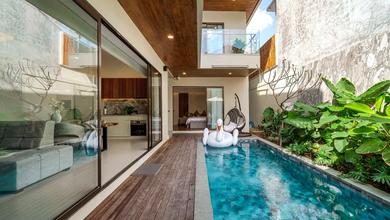 Rumah Elegan di Seminyak, Badung, 2 KT, LT 156m²