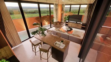 Hunian Elegan di Canggu, Badung, 2 Kamar Tidur, LT 122m²