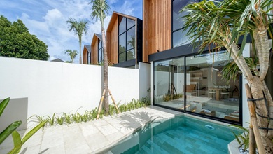 Hunian Elegan di Jimbaran, Badung, 2 Kamar Tidur, LT 100m²