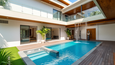 Rumah Mewah di Seminyak, Badung, 3 KT, LT 348m²