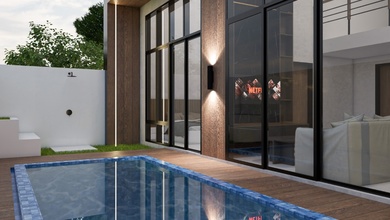 Rumah Mewah di Pering, Gianyar, 3 Kamar Tidur, LT 200m²