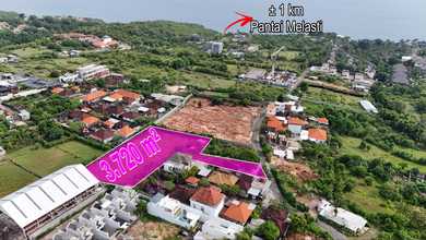 Dijual Tanah Premium di Ungasan, Badung, LT 3720m²