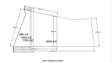 Kavling Prestisius Dijual di Soekarno Hatta, Bandung, Harga 62,5 Miliar