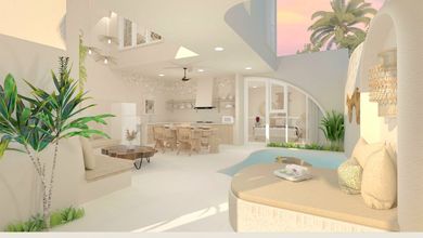 Hunian Mewah di Ungasan, Badung, 2 KT, LT 122m²
