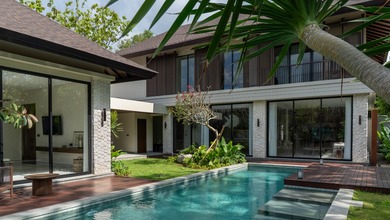 Hunian Resort Residence Luxury Desigen Modern Balinise Sylte Terbest di Jimbaran