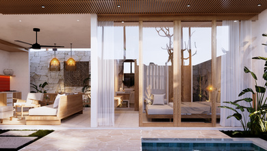 Hunian Elegan di Canggu, Badung, 3 KT, LT 135m²
