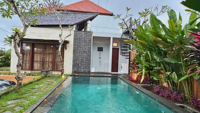 Modern Tropical Villa Di Tegenungan Ubud Bali View Sawah Freehold