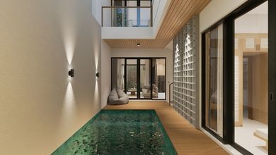 Villa Mewah Tropical Modern Di Nusa Dua Bali, View Laut, Freehold