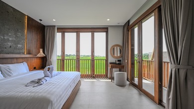 Brand New 2Br Private Pool Villa Ricefield View In Kedungu Canggu