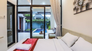 Furnished Bali Villa For Rent Ubud, Private Pool, Rice Field View