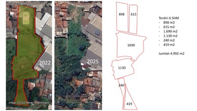 Dijual Tanah Premium di Padalarang, Bandung Barat, LT 4333m²