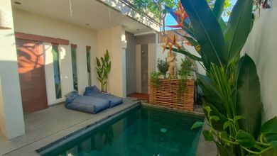 For Sale Villa 3 Br With View Rice Field And Sunset In Canggu