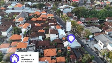 Dijual Tanah Premium di Seminyak, Badung, LT 604m²