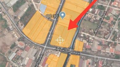 Dijual Tanah Eksklusif di Denpasar Barat, Denpasar, LT 1800m²