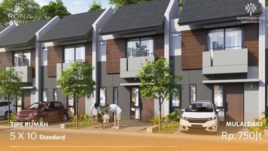 Rumah Siap Huni di Kawasan Summarecon Tangerang, Tangerang, LT 50m²