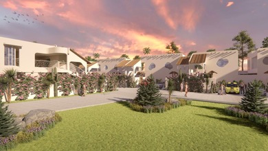 Villa Baru 2 Lantai Desain Santorini, Area Uluwatu, Jimbaran Bali