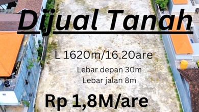 Kesempatan Tanah Murah di Seminyak, Badung, Luas 1600m²