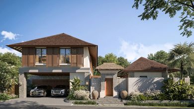 Villa Pendet Style 5 Br Di Jimbaran Dengan Suasana Hijau Alami