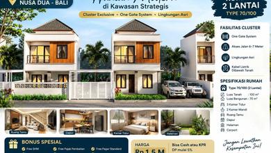 Rumah Dijual di Mumbul, Badung, LB 70m², Harga Terbaik!