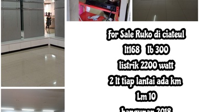 Di jual ruko tengah kota cocok untuk showroom harga nego sampai jadi